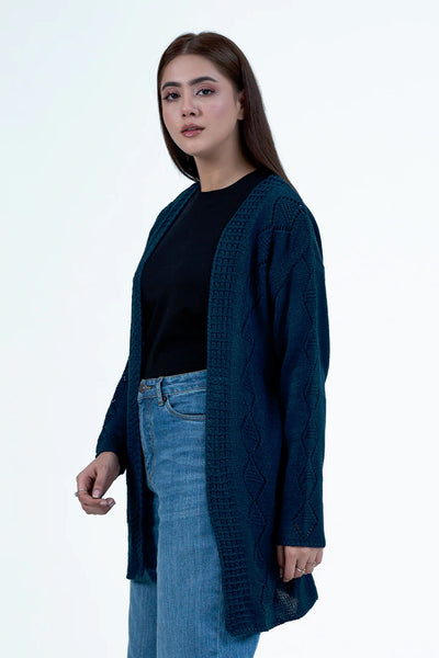 Navy Knitted Cardigan