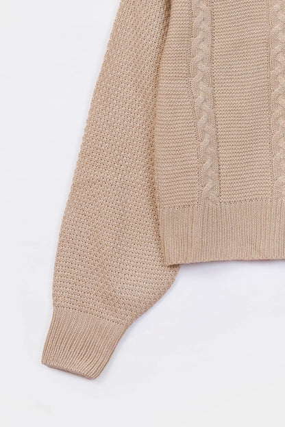 Cable Knit Cardigan - Cougar Clothing