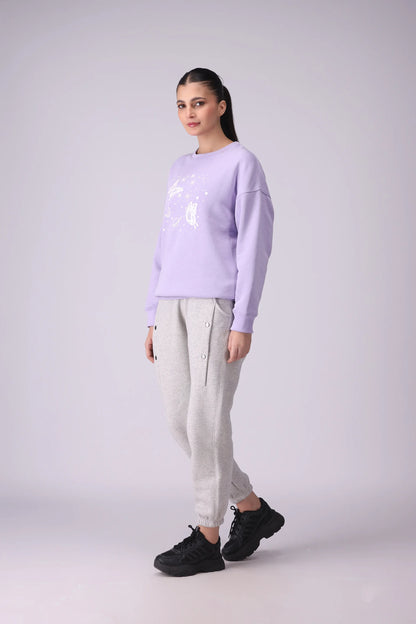 Fleece-Lined Graphic Sweatshirt - Cougar Clothing