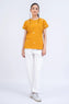 Mustard Embroidered T-Shirt