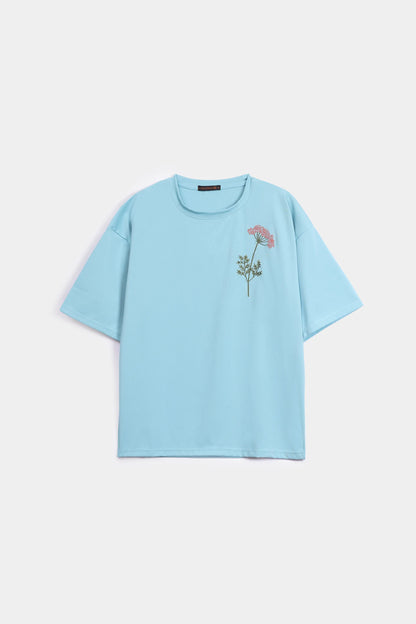 Embroidered Floral T-Shirt - Cougar Clothing