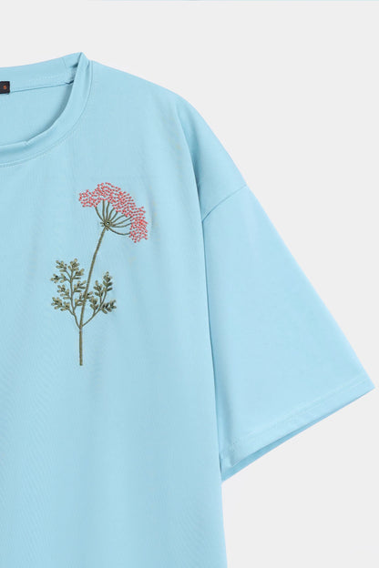 Embroidered Floral T-Shirt - Cougar Clothing