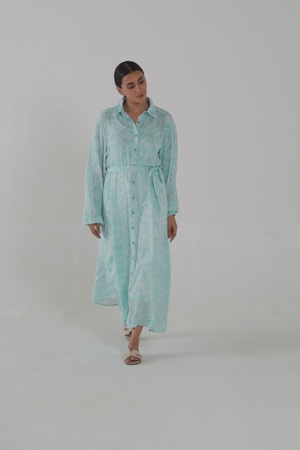 Printed Midi Dress - Cougar Clothing