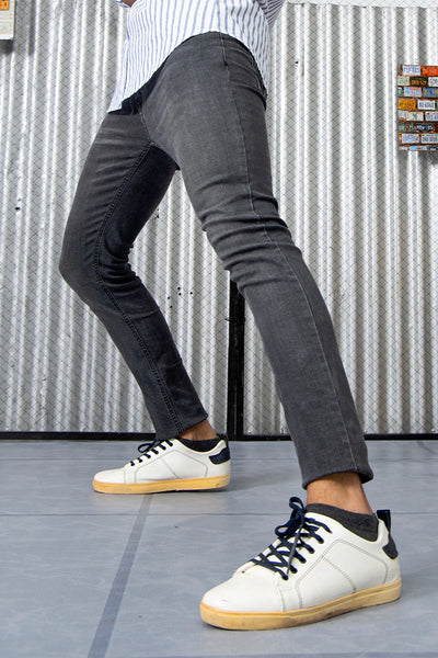 Charcoal Skinny Fit Jeans