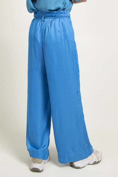 Blue Belted Culottes
