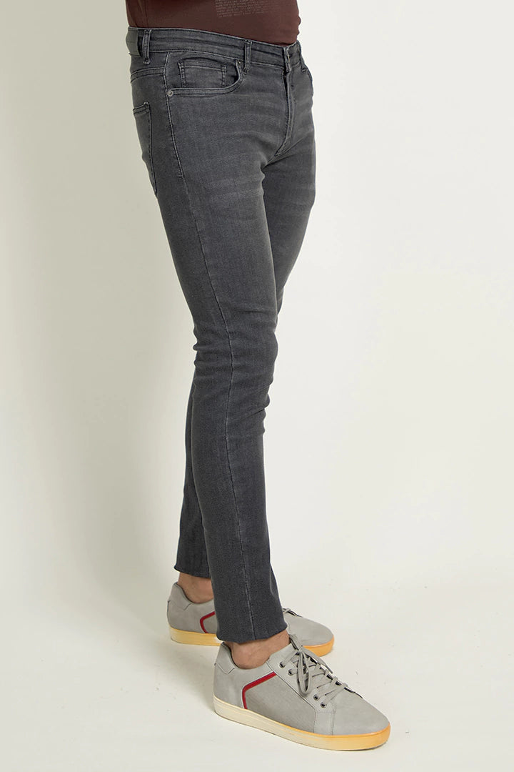 Charcoal Skinny Fit Jeans