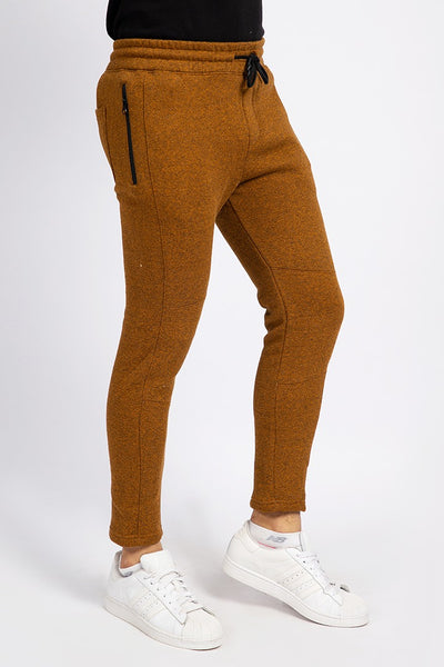 Mustard Knitted Skinny Fit Trousers