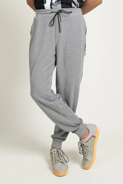 Grey Relax Fit Trousers