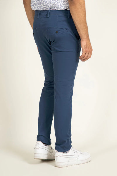 Blue Slim Fit Chino Pants