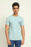 Turquoise Printed T-Shirt