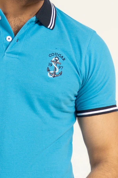 Blue Tipped Polo