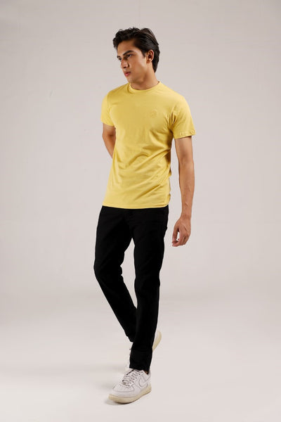 Yellow Round Neck T-Shirt